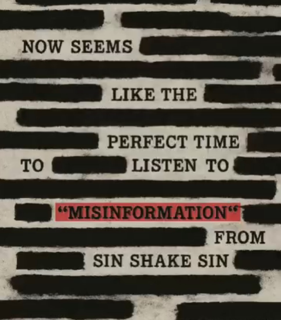 Misinformation promotional artwork